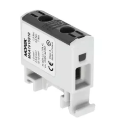   Morek MAA1016S10 OTL 16 Fővezetéki sorkapocs, 1xAl/Cu, 1,5-16mm2 1000V, fekete