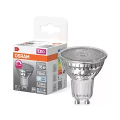   OSRAM Superstar+ dimmelhető LED fényforrás (izzó) spot forma (PAR16), GU10 foglalat, 3,7W, 230lm, 4000K semleges fehér ( 4058075613065 )
