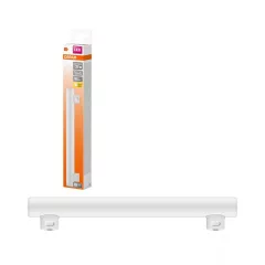   OSRAM Base LED fényforrás (izzó), lineáris forma, matt plasztik búra, S14s foglalat, 3,5W, 370lm, 2700K meleg fehér ( 4058075762374 )