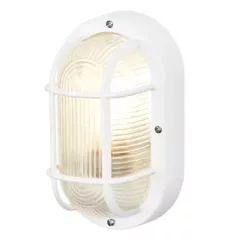   OSRAM klasszikus ovális hajólámpa fehér színben, üveg burkolattal, max. 10W, 207mm magasság, IP44, E27 ( 4058075845565 )