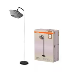   OSRAM Dekor csíkos álló lámpa, beltéri, sötétszürke, E27, acél és polyester, IP20, magasság: 1640 mm ( 4058075848122 )