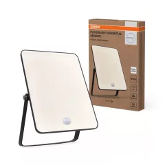   OSRAM Essentials LED reflektor mozgásérzékelővel, kültéri, fekete, 50 W, 4000 K, alumínium, IP65, hossz: 238 mm ( 4099854430213 )