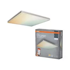   OSRAM SMART+ Matter, Wi-Fi Planon keret nélküli LED panel, beltéri, fehér, 1600 lm, 20 W, 3000–6500 K, alumínium, IP20, méret: 300 × 300 mm, dimmelhető ( 4099854470837 )
