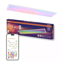   OSRAM SMART+ WIFI Magic RGB LED panel, beltéri, fehér, 3000 lm, 36 W, 2700–6500 K, acél, IP20, méret: 1200 × 300 mm, dimmelhető ( 4099854471995 )