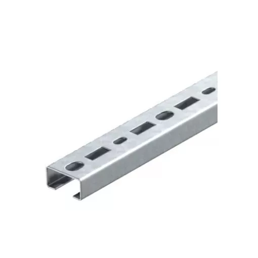 Obo Bettermann 1104587 - CMS3518P0400FT - Profilsín perforált, nútszélesség 11 mm 400x35x18 merítetten tűzihorganyzott, DIN EN ISO 1461