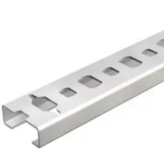   Obo Bettermann 1105906 - CL2008BP1000FS - Profilsín perforált, nútszélesség 11 mm 1000x20x8 szalaghorganyzott, DIN EN 10346