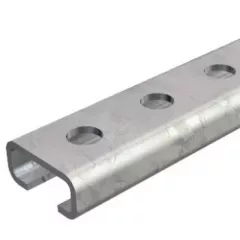   Obo Bettermann 1109525 - CL2712P2000FS - Profilsín perforált, nútszélesség 11mm 2000x27x12,5 szalaghorganyzott, DIN EN 10346