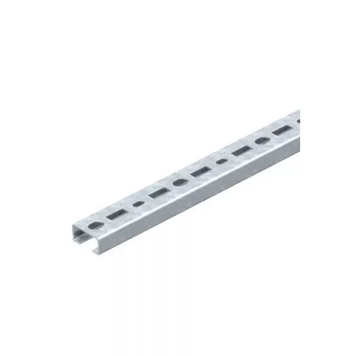 Obo Bettermann 1109804 - CM3015P0400FT - Profilsín perforált, nútszélesség 16 mm 400x30x15 merítetten tűzihorganyzott, DIN EN ISO 1461