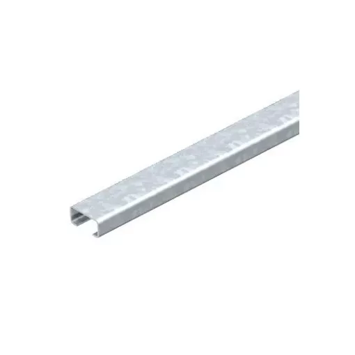 Obo Bettermann 1110002 - CM3015P2000FS - Profilsín perforált, nútszélesség 16 mm 2000x30x15 szalaghorganyzott, DIN EN 10346