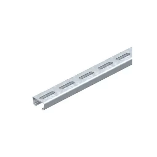 Obo Bettermann 1119693 - AML3518P0300FT - Profilsín perforált,nútszélesség 16,5 mm 300x35x18 merítetten tűzihorganyzott, DIN EN ISO 1461