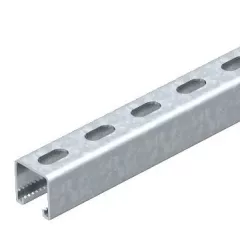   Obo Bettermann 1122970 - MSL4141P1000FS - Profilsín perforált 22 mm résszélesség 1000x41x41 szalaghorganyzott, DIN EN 10346