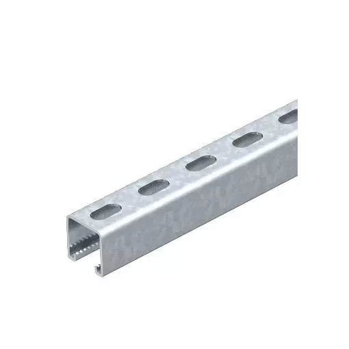 Obo Bettermann 1122988 - MSL4141P1000A4 - Profilsín perforált 22 mm résszélesség 1000x41x41