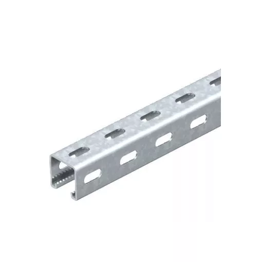 Obo Bettermann 1123023 - MSL4141PP3000A4 - Profilsín oldalperforálással, 22 mm résszé 3000x41x41 .