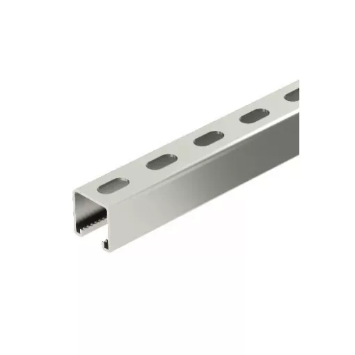 Obo Bettermann 1123039 - MS4141P0600A4 - Profilsín perforált, 22 mm résszélesség 600x41x41