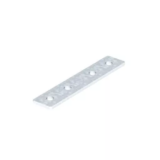 Obo Bettermann 1124649 - GMS 4 VP FT - Összekötő lemez 4 furattal 200x40x5 merítetten tűzihorganyzott, DIN EN ISO 1461