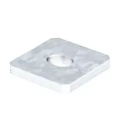   Obo Bettermann 1124683 - GMS 1 VP V2A - Összekötő lemez 1 lyukkal 40x40x4