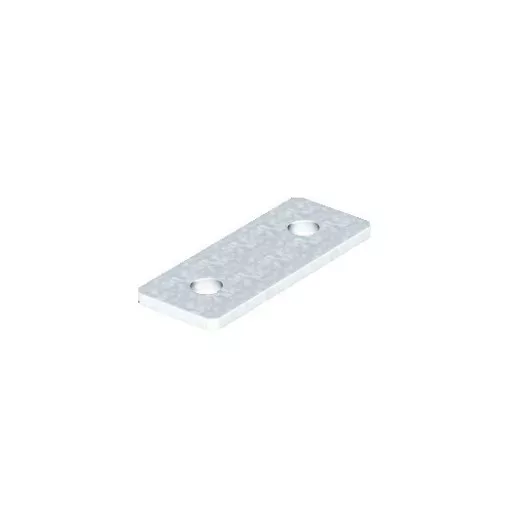 Obo Bettermann 1124685 - GMS 2 VP V2A - Összekötő lemez 2 lyukkal 100x40x4