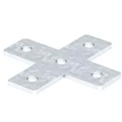   Obo Bettermann 1124697 - GMS 5 VP X V2A - Összekötő lemez X-alak 150x150x40x4