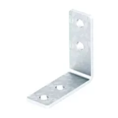   Obo Bettermann 1124703 - GMS 4 VW 90 V2A - Összekötő sarokelem 90°, 4 lyukkal 104x104x40x4