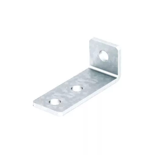 Obo Bettermann 1124741 - GMS 3 VW 90 V4A - Összekötő sarokelem 90°, 3 lyukkal 105x53x40x4