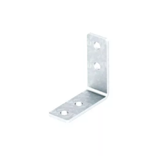 Obo Bettermann 1124743 - GMS 4 VW 90 V4A - Összekötő sarokelem 90°, 4 lyukkal 104x104x40x4