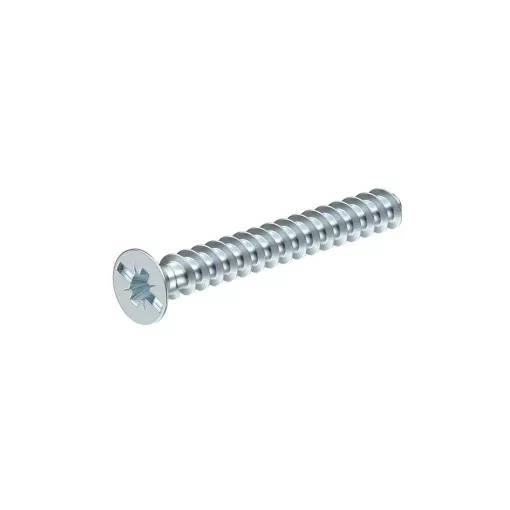 Obo Bettermann 2003268 ZA 15-GS-S szerelvényrögzítő csavar vakolat alatti/gipszkar. dobozh. O3,2mm,15mm G galvanikusan horganyzott, DIN EN 12329