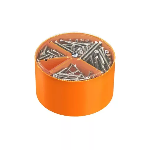 Obo Bettermann 2003280 ZA 100-GS-VB szerelvényrögzítő csavar szett vakolat alatti/gipszkar. dobozh. O95x58 G galvanikusan horganyzott, DIN EN 12329