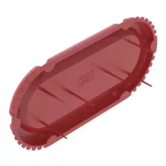   Obo Bettermann 2003762 ZU 60-SSD jelzőfedél kettes vakolat alatti 2 x O60mm   piros
