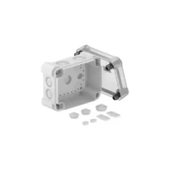   Obo Bettermann 2005062 - X06 LGR-TR - Leágazódoboz átlátszó fedéllel 150x116x86 grau / transparent