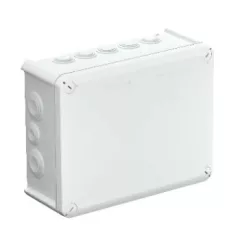   Obo Bettermann 2007109 - T 250 - Kábel-leágazódoboz bevezetőnyílásokkal 240x190x95 világosszürke