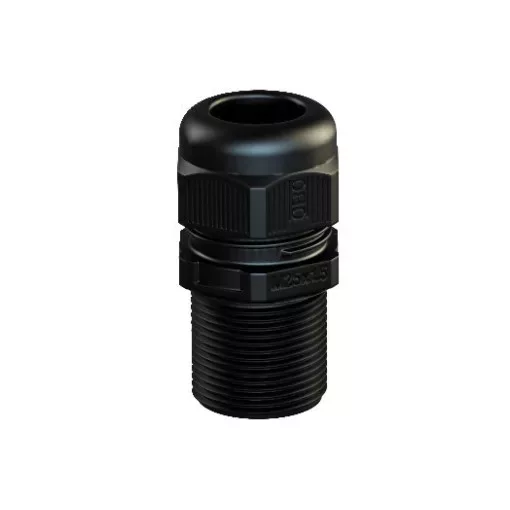 Obo Bettermann 2022987 - V-TEC VM LL20 SW - Tömszelence metrikus 24mm hosszú M20 fekete