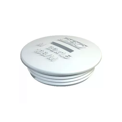 Obo Bettermann 2033038 - 108 M63 PS - Zárócsavar M63 világosszürke