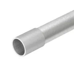   Obo Bettermann 2046537 - SM40W FT - Acél páncélcső menetes véggel M40, 3000mm merítetten tűzihorganyzott, DIN EN ISO 1461 .