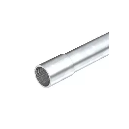 Obo Bettermann 2046865 - SM40W G - Acél páncélcső menetes véggel M40x1,5,3000 galvanikusan horganyzott, DIN EN 12329 .