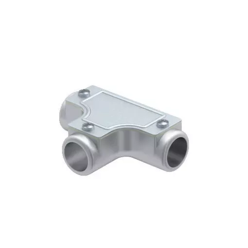 Obo Bettermann 2047591 - SKT32W ALU - Ellenörző T-idom menet nélküli O32mm