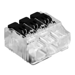   Obo Bettermann 2054423 61 HSK43 rugós vezetékösszekötő ÚJ 3 pólusú, működtető karral 19,6x19,9x10,5