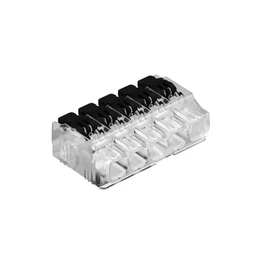 Obo Bettermann 2054425 61 HSK45 rugós vezetékösszekötő ÚJ 5 pólusú, működtető karral 19,6x31,3x10,5