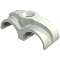   Obo Bettermann 2213117 - 3030 2 - ISO szegezhető kábelrögzítő 2-férőhelyes 7-11mm világosszürke