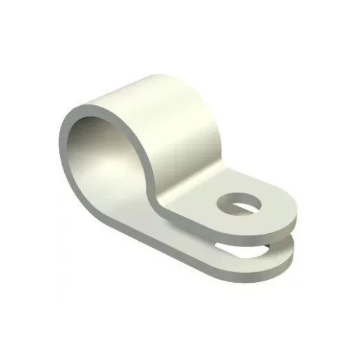 Obo Bettermann 2222094 - 255 9.5 LGR - Rögzítőbilincs 9,5mm világosszürke
