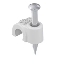   Obo Bettermann 2227746 - 2009 45 LGR - ISO Nagel-Clip 9mm, L45 világosszürke