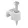 Obo Bettermann 2227797 - 2009 45 LGR SP - ISO Nagel-Clip nagy kiszerelés 9mm, L45 világosszürke