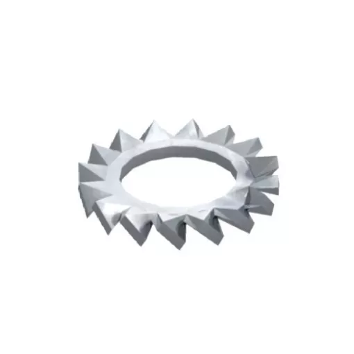 Obo Bettermann 3404064 - DIN 6798 A M6 G - Fogazott alátét M6 galvanikusan horganyzott, DIN EN 12329