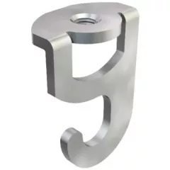   Obo Bettermann 3460789 - 2989 M8 G - Mennyezethorog TS M8 galvanikusan horganyzott, DIN EN 12329