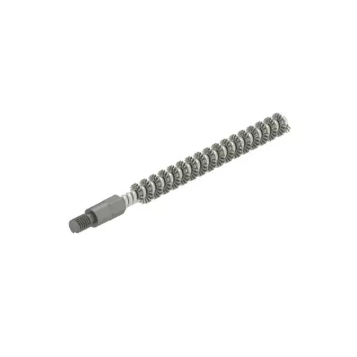 Obo Bettermann 3497874 RB 14 M 6 Acél tisztítókefe furathoz 180x16 G galvanikusan horganyzott, DIN EN 12329
