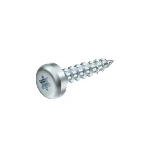 Obo Bettermann 3498100 KRS 6x30 Csavar bordázott 6x30 GTP galvanikusan horganyzott, átlátszóra passziválva