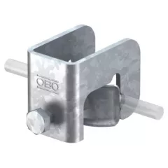   Obo Bettermann 5014469 1814 FT D37 VARIO-földelőkapocs nyomólappal 16-37 mm, tűzihorganyzott 61x46x88 FT merítetten tűzihorganyzott, DIN EN ISO 1461