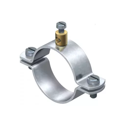 Obo Bettermann 5040051 - 925 3/8 Földelő csőbilincs 3/8 coll csövekhez, 15,2 - 17,2 mm befogási tartomány, galvanikusan horganyzott, DIN 50961