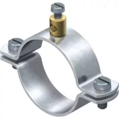   Obo Bettermann 5040094 - 925 3/4 Földelő csőbilincs 3/4 coll csövekhez, 24,9 - 26,9 mm befogási tartomány, galvanikusan horganyzott, DIN 50961