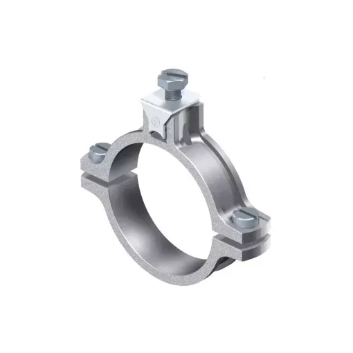 Obo Bettermann 5050073 - 950 Z 1/2 Földelő csőbilincs 1/2 coll csövekhez, 20 - 22,5 mm befogási tartomány, felsőrész és -alsórész cink-présöntvényből