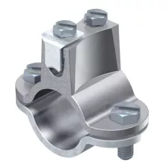  Obo Bettermann 5052130 - 952 Z 1 1/4 Földelő csőbilincs 1 1/4 coll csövekhez, 39,5 - 42,5 mm befogási tartomány, felsőrész cink-présöntvénybőll, tűzihorganyzott acél bilincs-alsórész